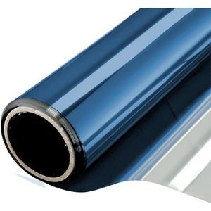 NIB One Way Privacy Window Tint for Home Office Blue Silver 6 mL 35.4"x13.1ft